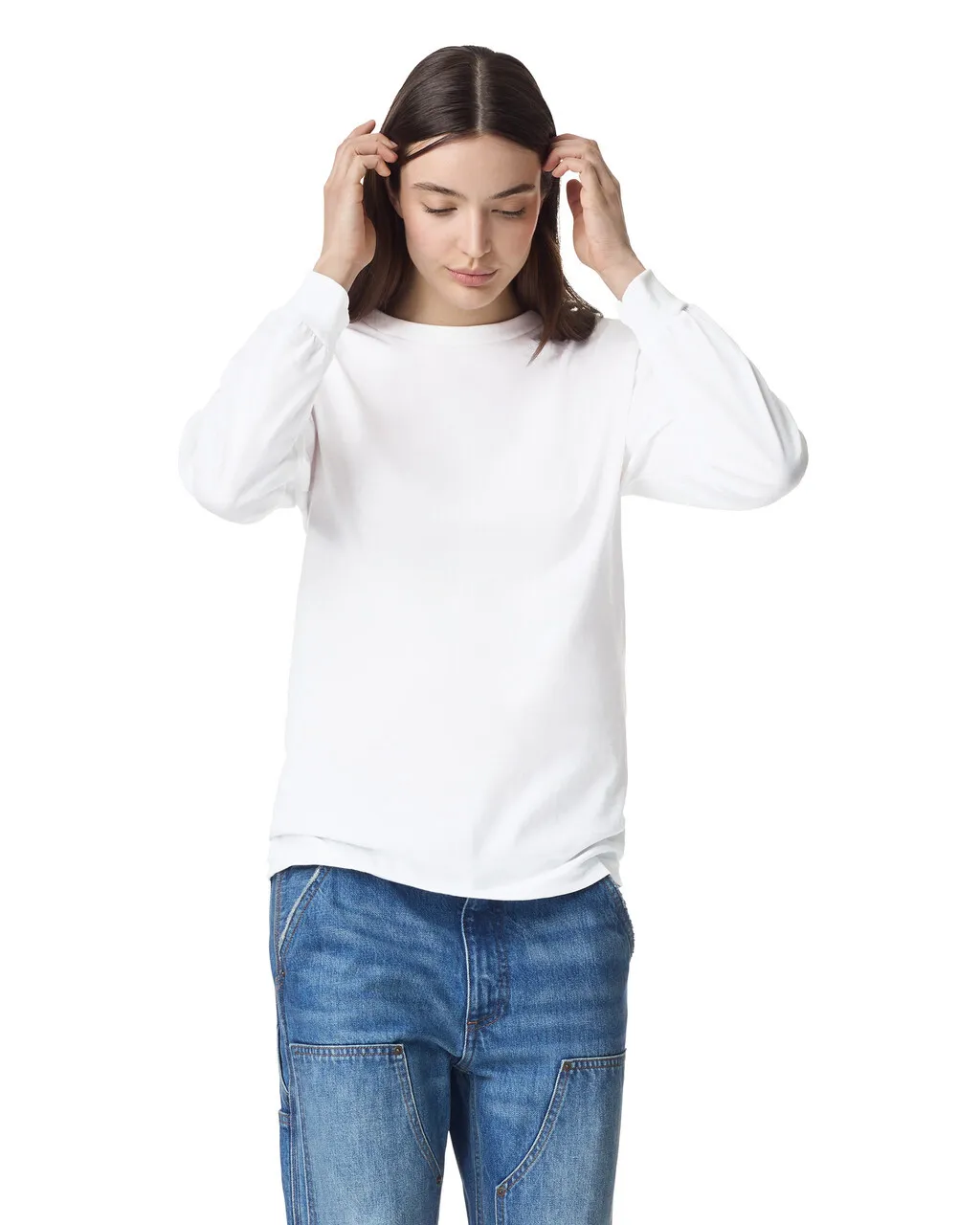 AmericanApparel（アメリカンアパレル）AA1304-ヘビーウェイト6.0ozユニセックスロングスリーブＴシャツ　イメージ